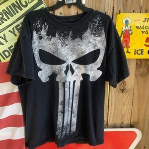 2013 Punisher Marvel Big Print T-shirt Size XL